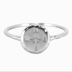 Pura Vida Compass Ring